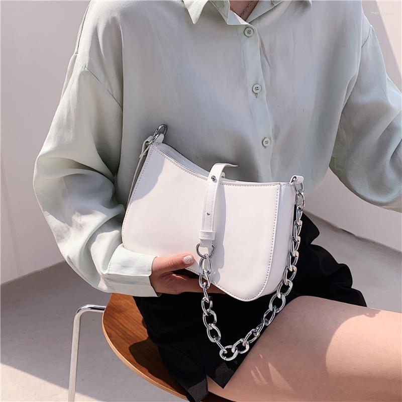 

Evening Bags Women's Premium Texture Personalized Shoulder Bag 2022 Fashion Designer Pure Color Handbag All-match Messenger Purses, Black