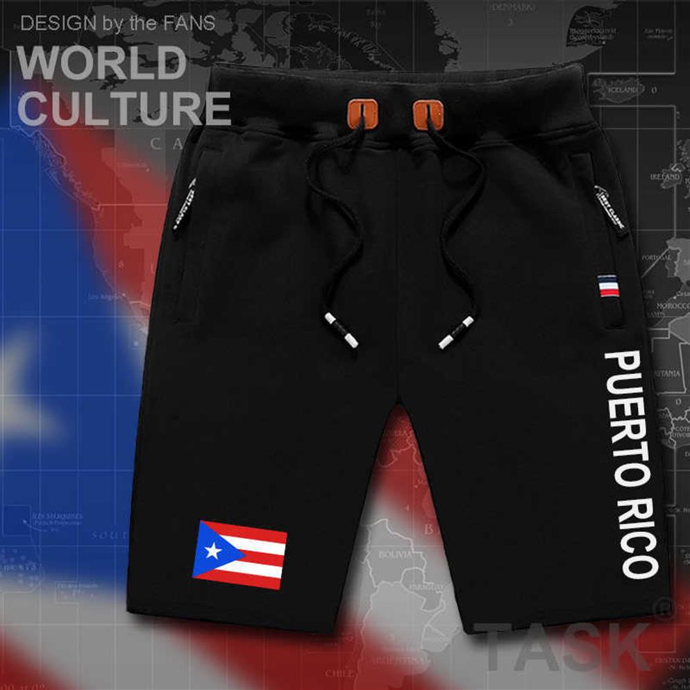 

Plus M-8XL Puerto Rico Mens Shorts Beach Man men's Board Shorts Flag Workout Zipper Pocket Sweat 2021 Cotton NEW Rican PRI PR289g, P01darkgray