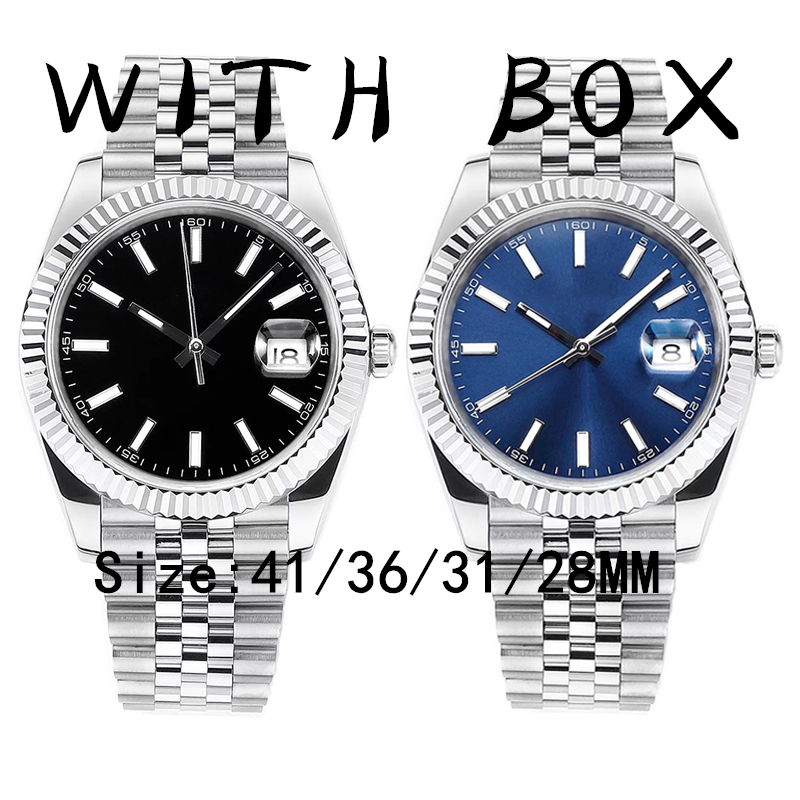 

Men's automatic mechanical movement watch 41/36MM 904L all stainless steel luminous waterproof pink 28/31MM women's watches lovers' classic wristwatch