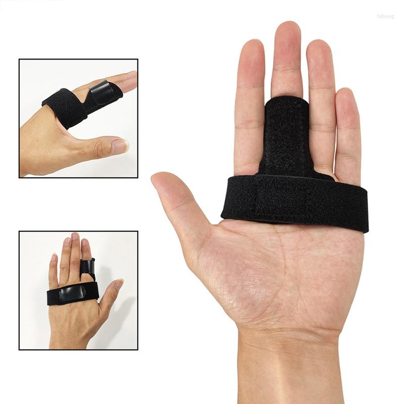 

Knee Pads Adjustable Finger Splint Brace Trigger Support Fracture Fix Arthritis Pain Relief Hand Protector, Black