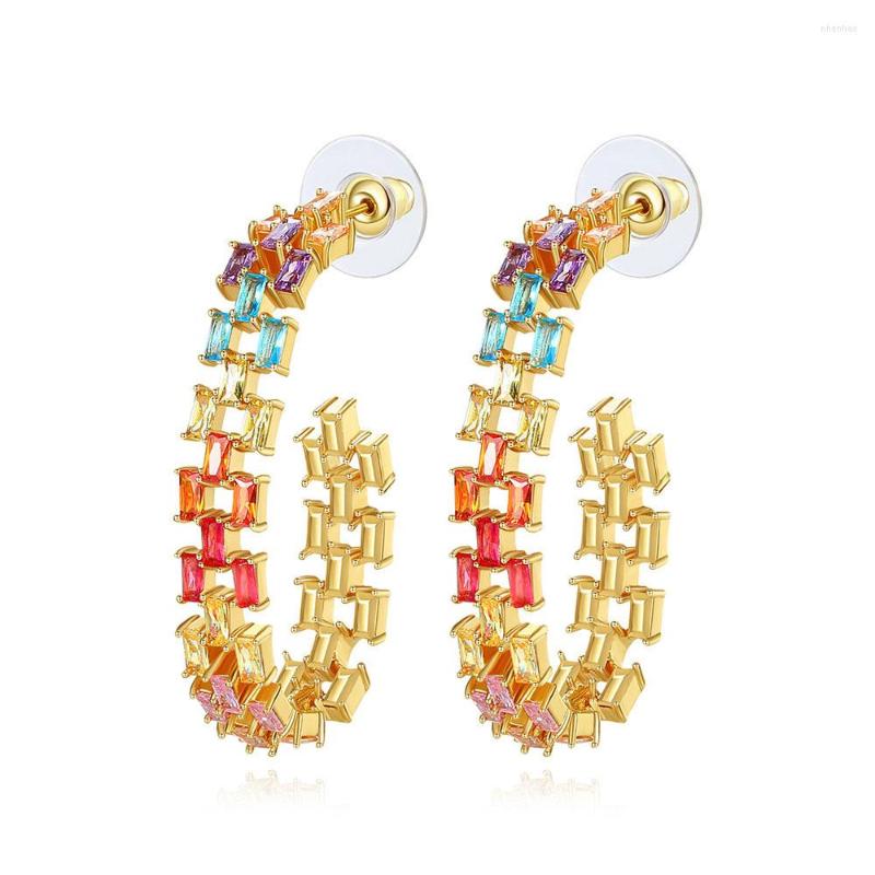 

Dangle Earrings Luxury Colorful Drop For Women Anniversary Fashion Jewelry Party Boucles D Oreille Femme Bijoux Christmas Gift