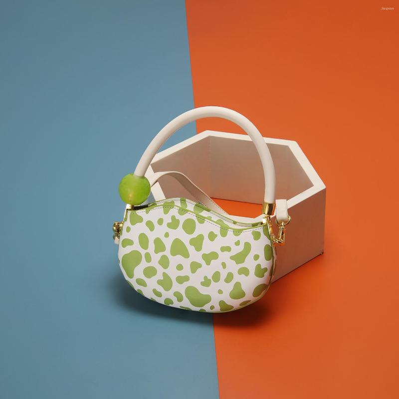 

Evening Bags Cute Bead Strap Messenger Bag One Shoulder Handbag Dot Design Women's Female Elegant Shell Shaped Small Solid Color Bolsa, 05