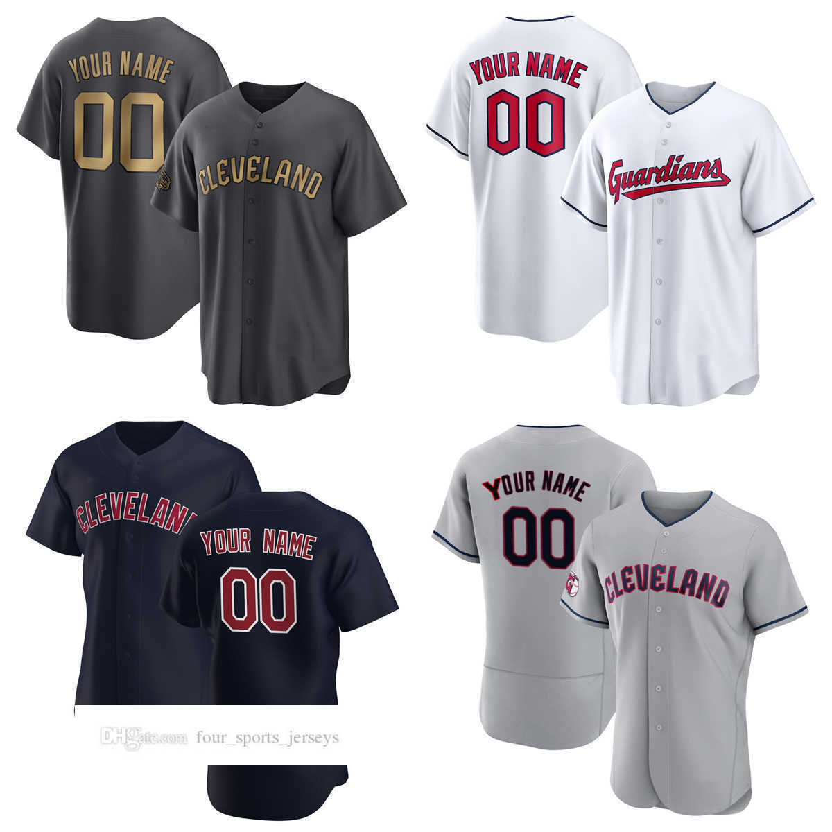 

2023 Baseball Jerseys Custom Jose Ramirez Shane Bieber Anthony Gose Austin Hedges Amed Rosario Luke Maile Zach Plesac Aaron Civale, Youth