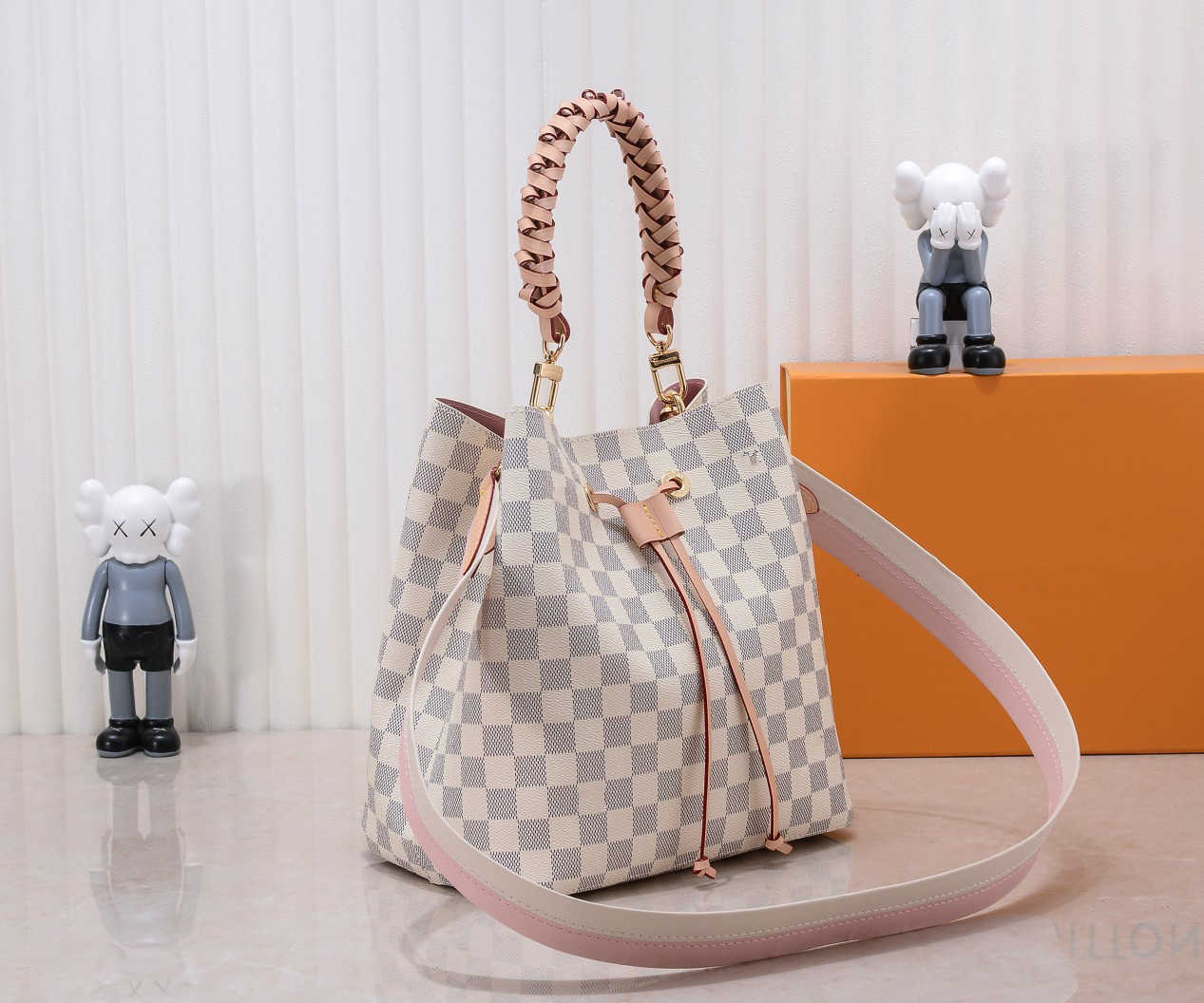 

2022 new Women Luxury Brand Original Shoulder Ladies Designer Bag casual Messenger bag white bucket fashion Female Leather print totes Bag Hand bags W221022, Customer service