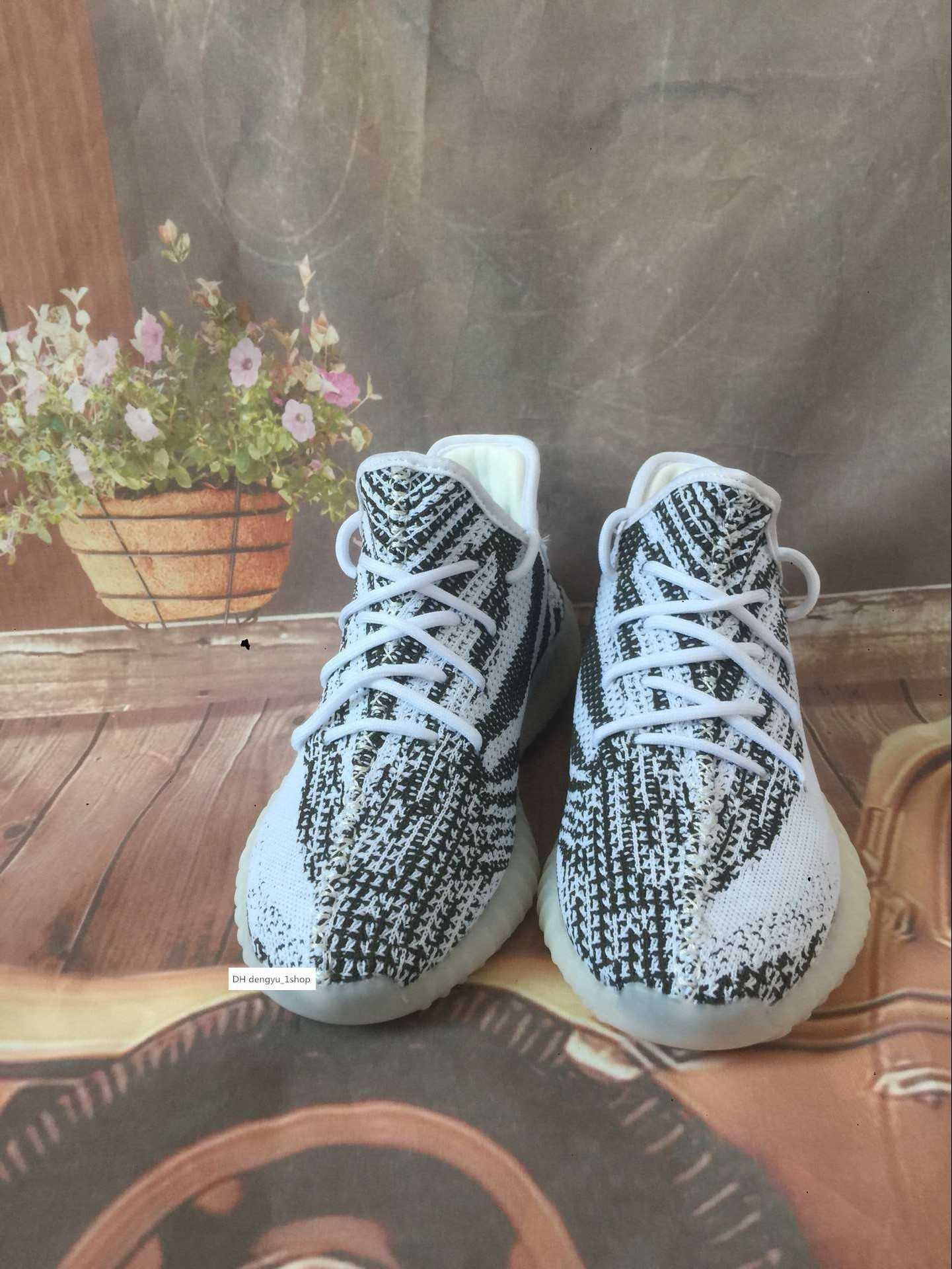 

Yezzzy Shoes Bone Onyx Dazzling Oreo Core MX Rock Zebra V2 BOOSTs''yezzies''350, 30