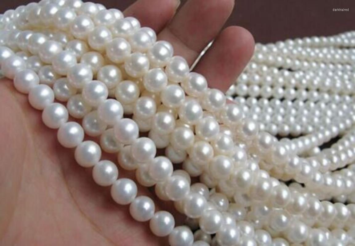 

Chains 18"8-9mm South Sea White Round Pearl Necklace