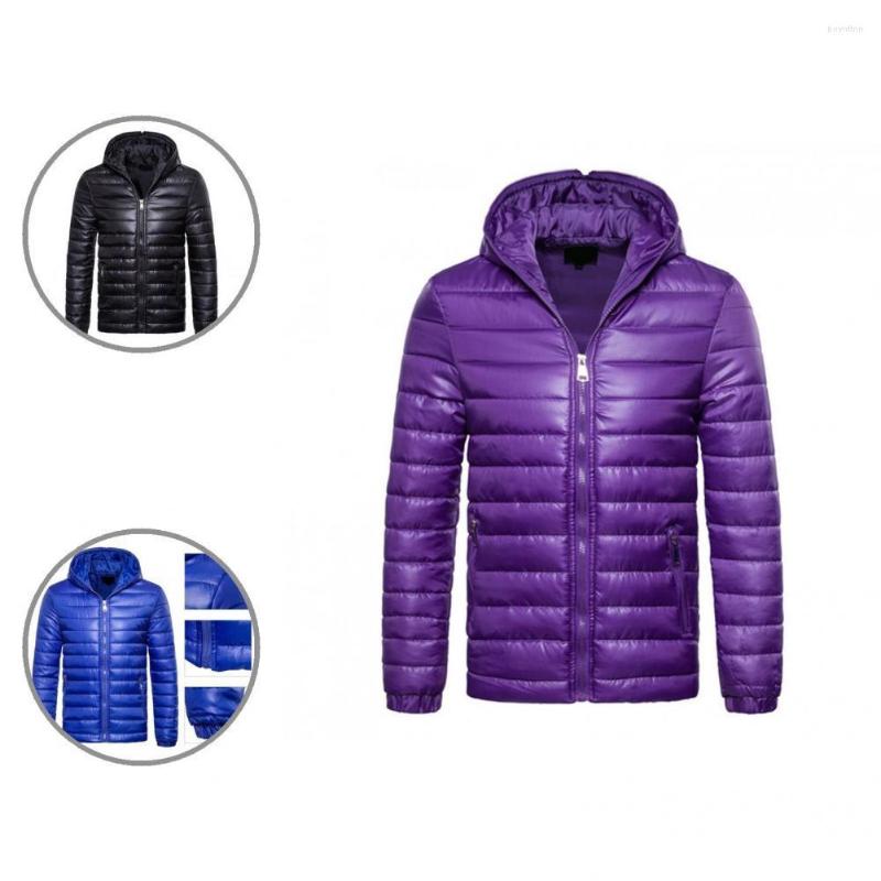 

Men's Down Men Clothing Great Leisure Quilting Winter Coat Zipper Pockets For School, Blue