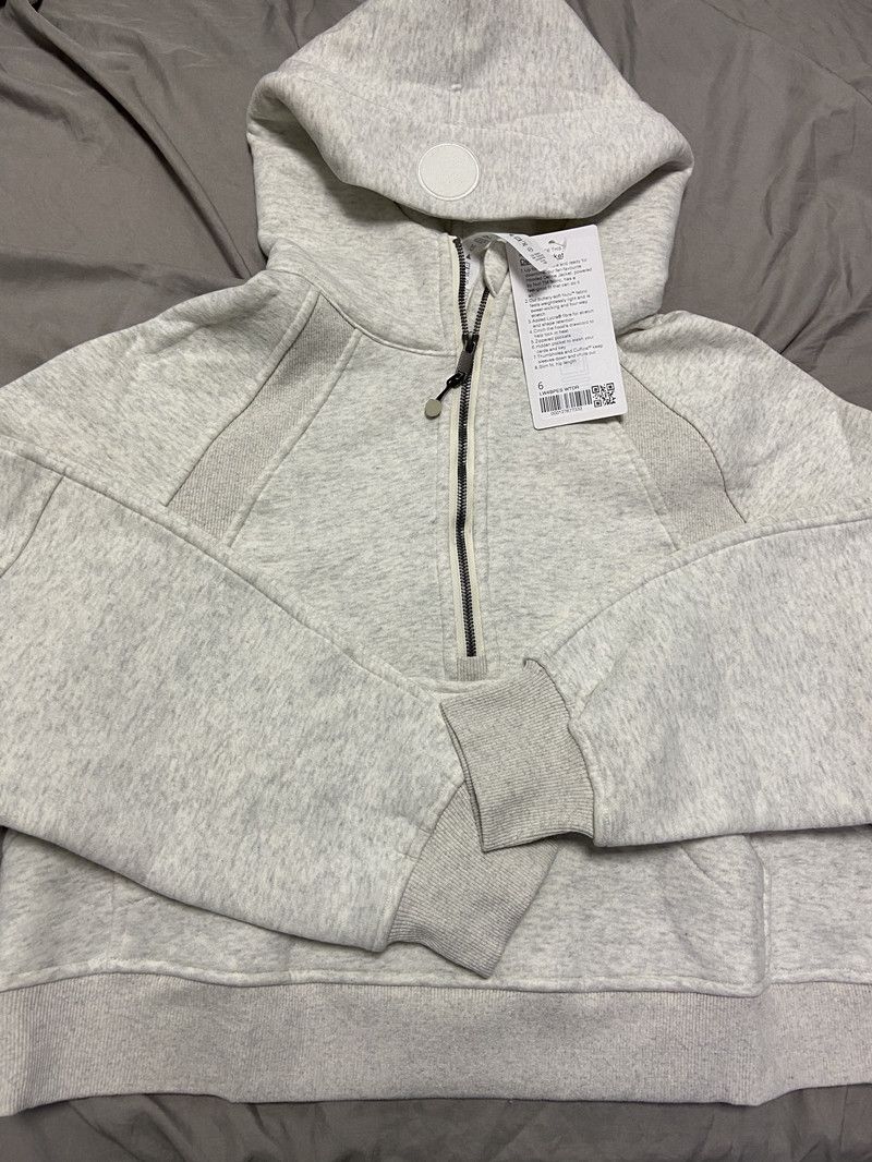 

Lu Scuba Half Zip Hoodie Womens Yoga Suit Designer Lululemens Hooded Sweatshirt Ladies Gym Sportswear Outdoor Sports Jogging Hoody Thick Leisure trend 23ss, Ruru 1