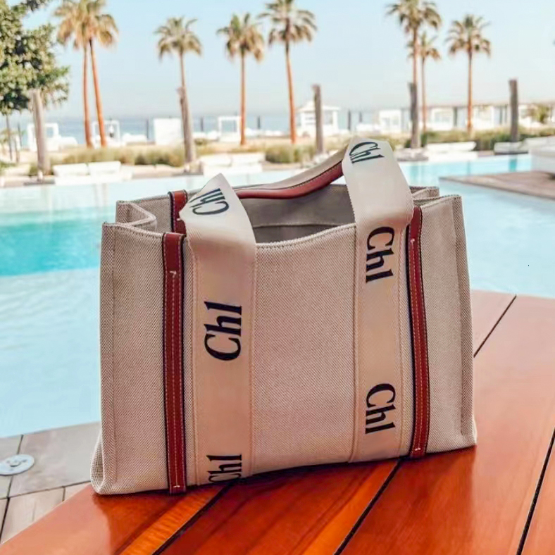 

Luxurys Designer totes WOODY Beach Shopping Bag weekend basket Womens Shoulder Bag duffel mens wallet Canvas pochette linen crossBody Purses Small Handbag classic