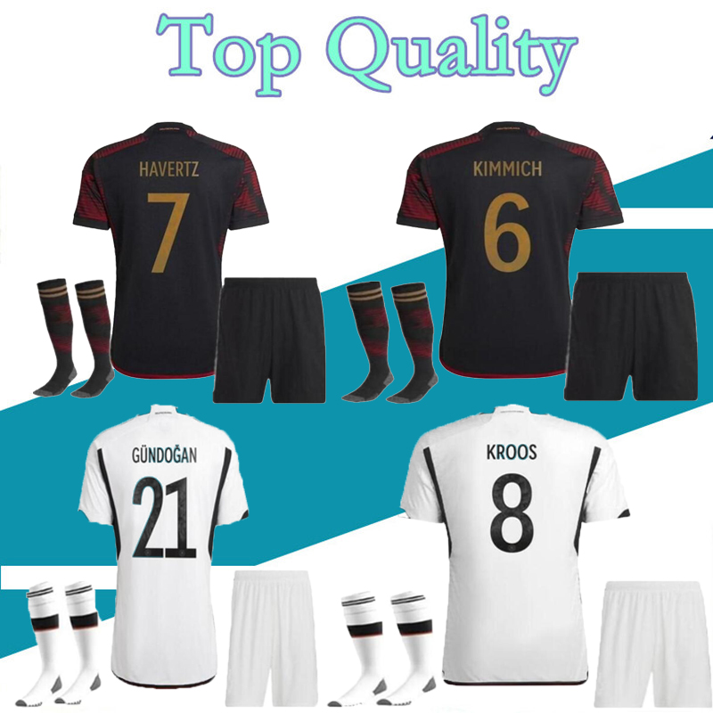 

adult kit 2022 Soccer Jerseys Germany home away HUMMELS WORlD KROOS WERNER CUP MULLER Football shirt t GOTZE SANEA KHEDIRA REUS German 22 23 men kits uniform, 22-23 home kits