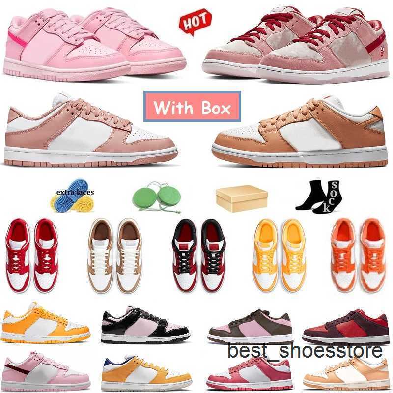 

Running Shoes Men Sneakers Sports With Box Fashion Outdoor Athletic Casual White Black Panda Coast Grey Fog Medium Curry, 18