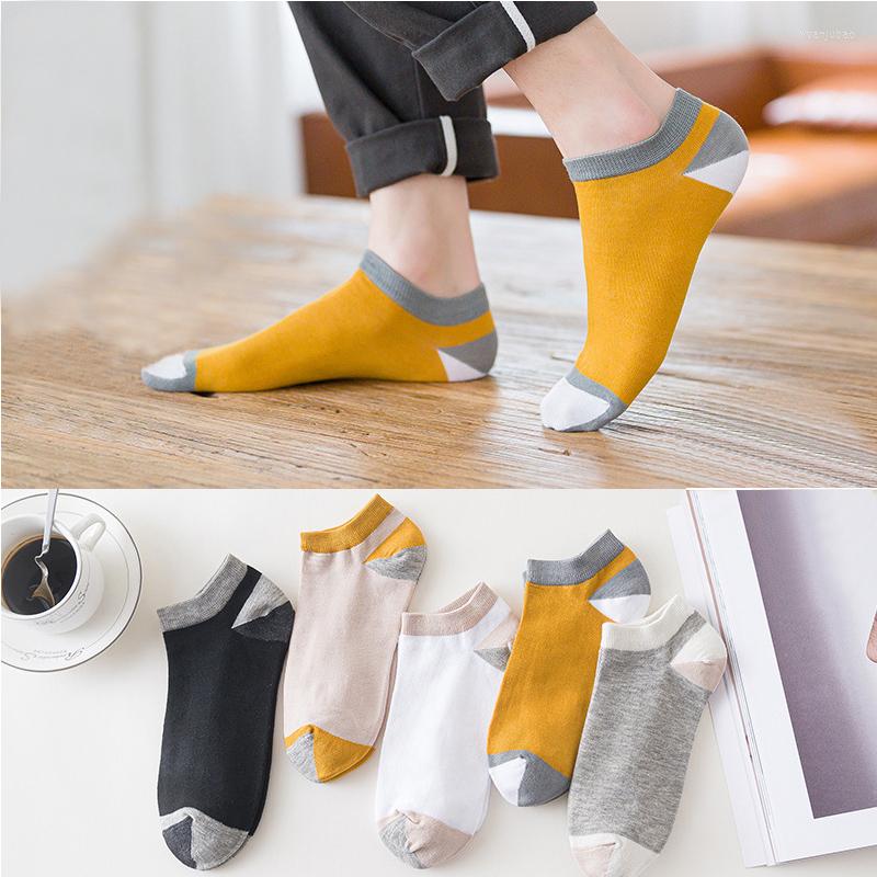 

Men's Socks Ll-match Men's No Show Men Summer Thin Low-Top Shallow Invisible Boat Lot Cycling Crossfit Short, 5 pairs