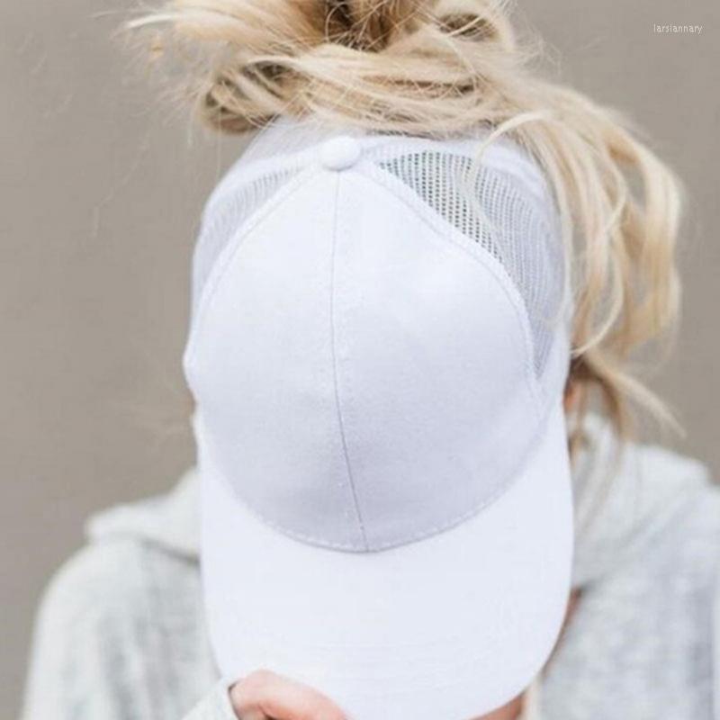 

Ball Caps Baseball Cap Casual Sport Women Vacation Snapback Cotton Comfort Summer Hats Adjustable Open Hole Messy Bun, Khaki