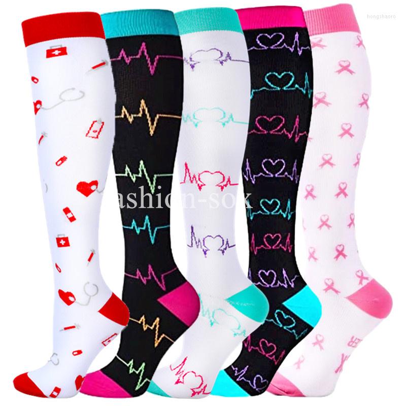 

Men's Socks Compression 20-30 Mmhg For Varicose Veins Pregnancy Edema Diabetes Blood Circulation Knee High, Fys001-39