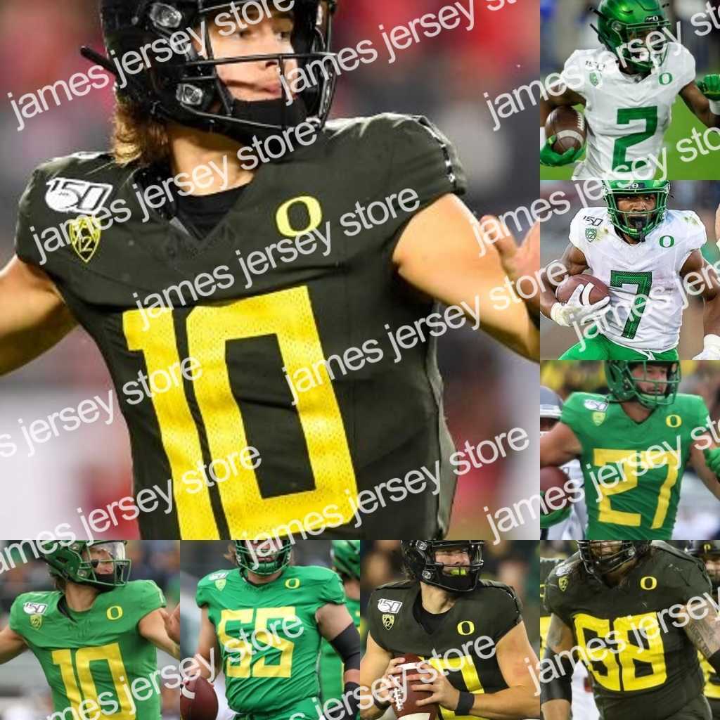

American College Football Wear Oregon Ducks Football stitched Jersey Darrian Felix Jaylon Redd Josh Delgado Daewood Davis Bryan Addison Drayton Carlberg Mase Funa, Black