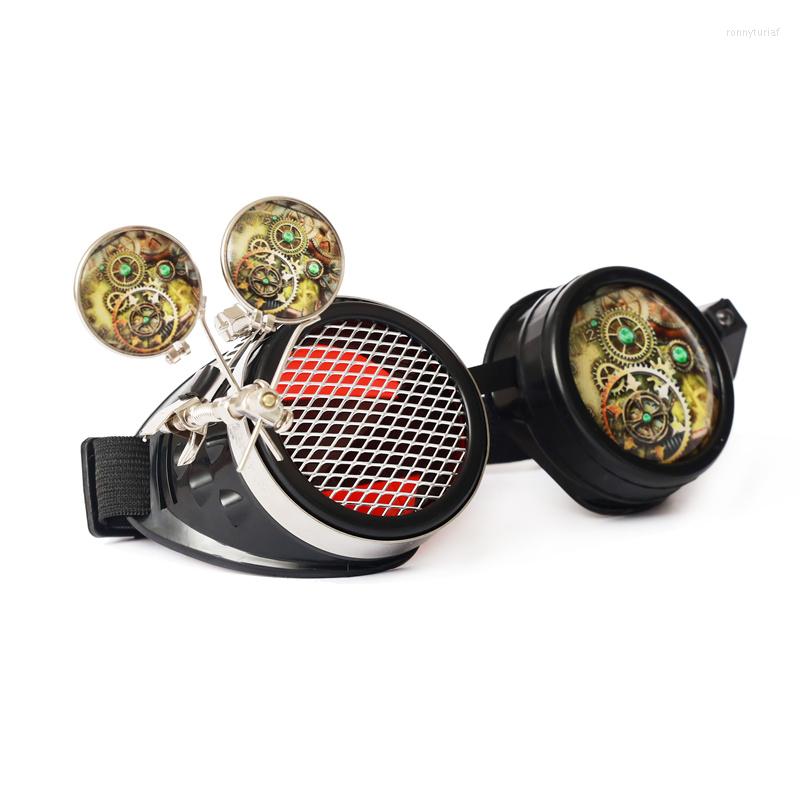 

Sunglasses Steampunk Goggles Cosplay Vintage Glasses Welding Gothic Eyewear For Halloween Christmas