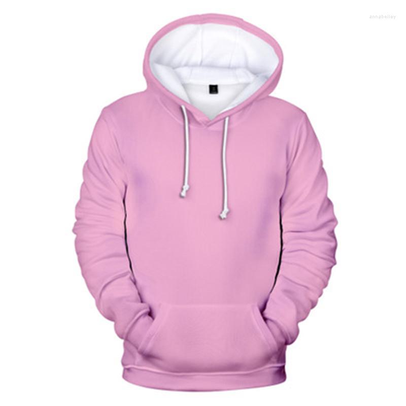 

Men's Hoodies 2022 Monochrome Pink 3D Harajuku Hoodie Men/Ladies Comfortable Sweatshirt Apparel Autumn High Quality Casual Pullover