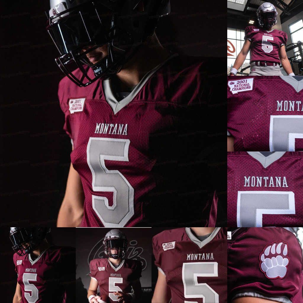 

Montana Grizzlies 2001 Throwback Jersey 2 CAMRON HUMPHREY 11 DALTON SNEED 12 KRIS BROWN 21 MARCUS KNIGHT 99 ALEX GUBNER Jed Nagler NCAA, Youth s-xl