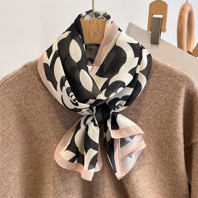 

Scarves Autumn And Winter Warm Women Fashion Print Shawl Scarve 35 140cm Hijab Foulard Iuxe Bandana Femme Headscarf