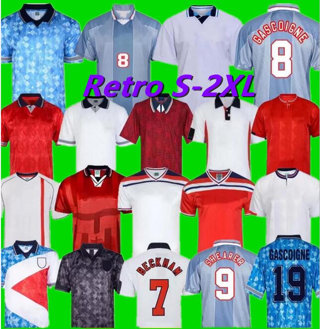 

1990 blackout Retro soccer Jersey 1982 1996 1998 2002 EnGlAND SHEARER BECKHAM JERSEYS 1989 football shirt Gerrard Scholes Owen 1994 SHEARER, 1990 black