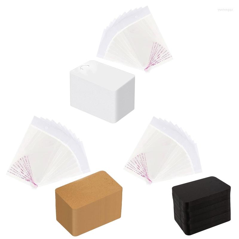 

Jewelry Pouches R3MC Earring Display Cards Necklace Paperboard Holders Tags For Hanging Ear Studs 3 Color Card
