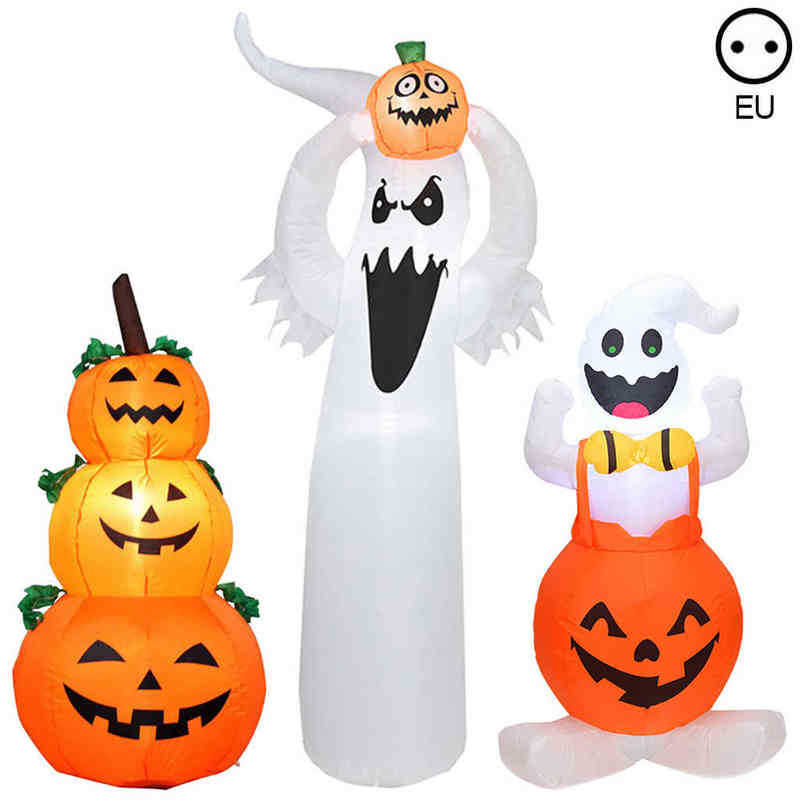 

Halloween Ghost Inflatable Model Party Decor Halloween Pumpkin Ghost Props Ornament For Garden Outdoor Patio Holiday Decor J220708