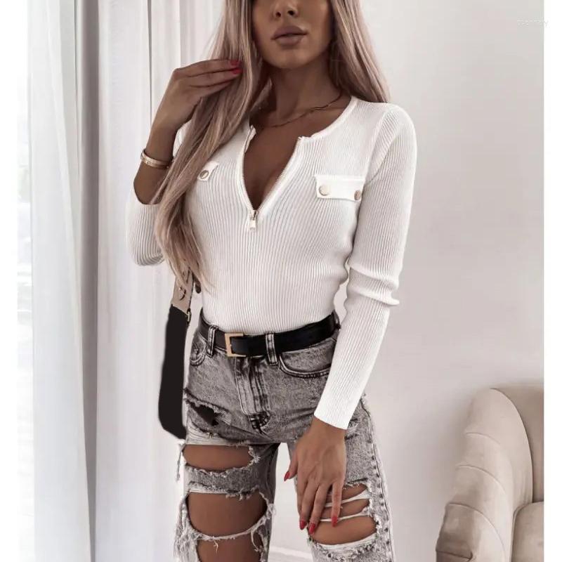 

Women's T Shirts ReeRee Tops Basic Office Lady Polyester Women Other V-Neck Spring/Autumn Solid Long Sleeve, Black