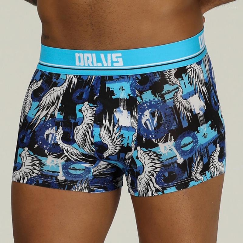 

Underpants MIke Fiber Boxershorts Men Comforable Panties Set Gay Sexy Underwear Man Boxer 5Color /L/XL/XXL, Or303-lanse