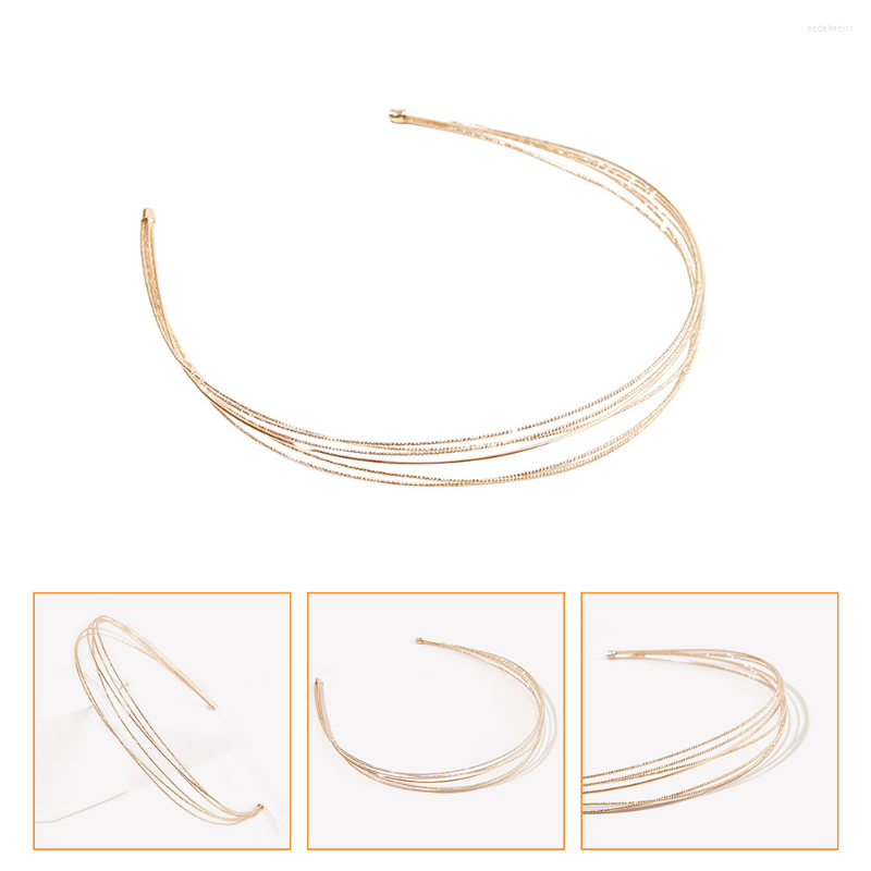 

Bandanas 1pc Multi-layer Hair Hoop Fine Headband Fashion Simple For Wedding Party