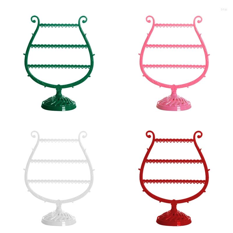 

Jewelry Pouches Earring Organizer Display Stand Wine Cup Shape For Women Girls Home Gifts