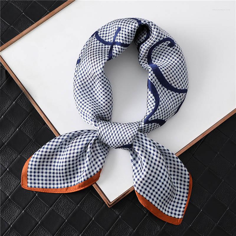 

Scarves Fashion Anti-silk Square Scarf Women Small Neck Scarfs Print Satin Head Kerchief Pashmina Wrap Shawl Headwear