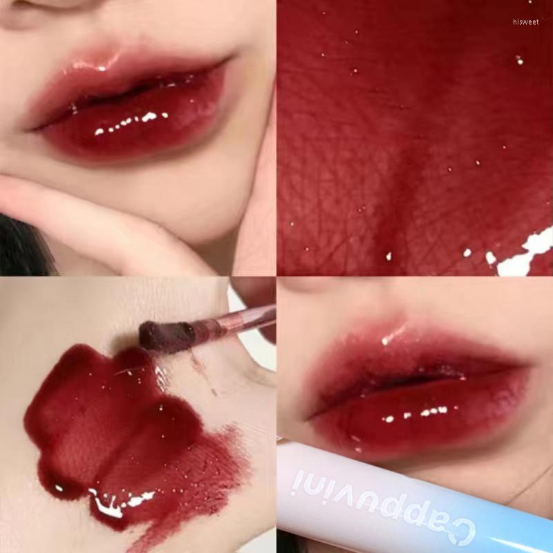 

Lip Gloss Mirror Water Glaze Shimmer Glass Oil Liquid Lipstick Waterproof Moisturizing Matte Korean Makeup Tool, 03