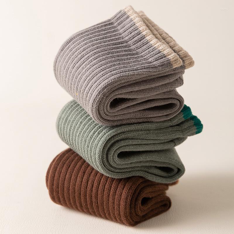 

Men's Socks Men's Winter Spring Short Tube Solid Color Wool Leisure Sports Comfortable Fashion 2022 Black White