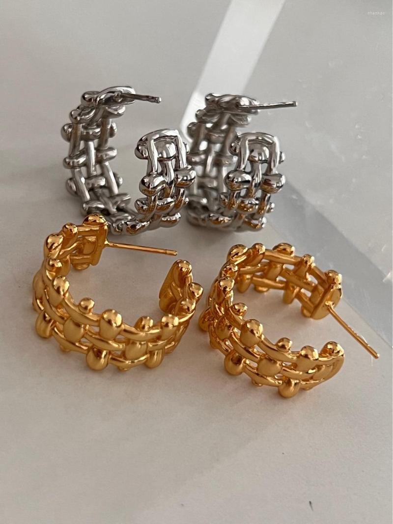 

Dangle Earrings LONDANY 2022 Autumn Woven Hollow Circle Women's