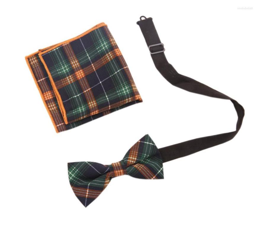 

Bow Ties Men's Wedding Party Tie Sets Vintage Flower Printed Chiffon Bowties And Pocket Square Handkerchief