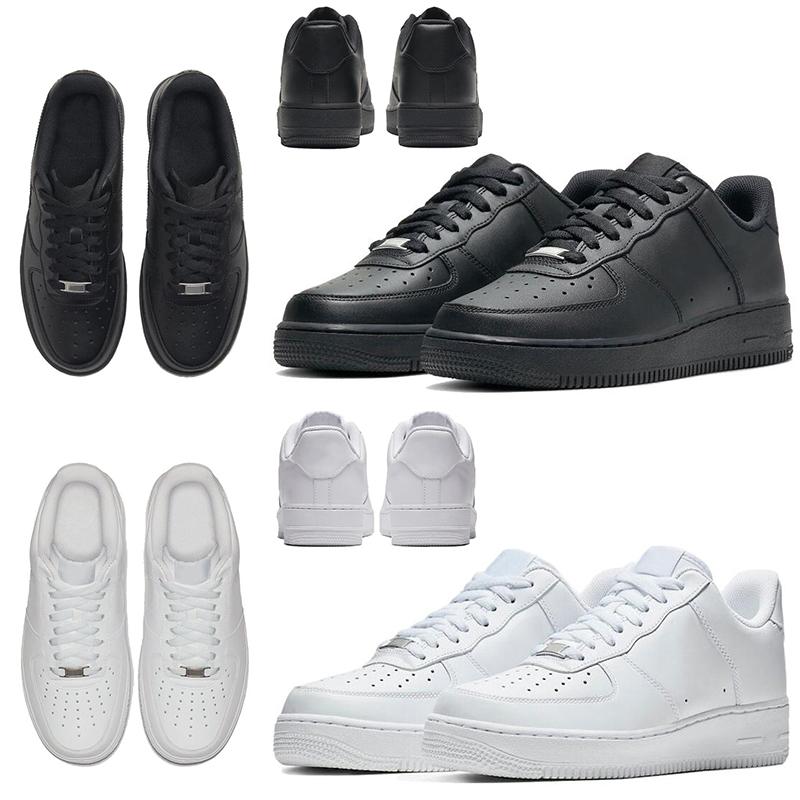 

Designer one af1 1 lows running shoes mens womens Triple White Black shadow men women trainers sports sneakers runners, #2 triple white