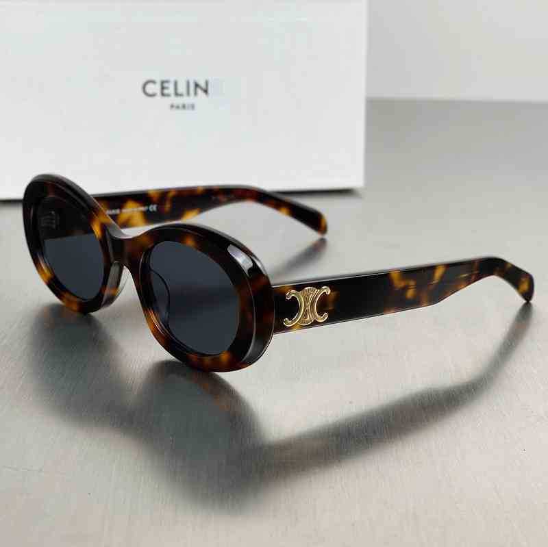

Sunglasses Ce's Arc De Triomphe Oval French High Street White Cat's Eye Female X3y3