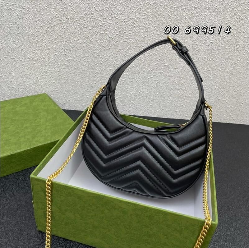 

Marmonts Embossing moon Bag Classic Chain Shoulder bag Beloved Crescent Vintage Casual Mini Bags Doulbe Letter with Gold Metal Hardware bag Purse #9060, Pink