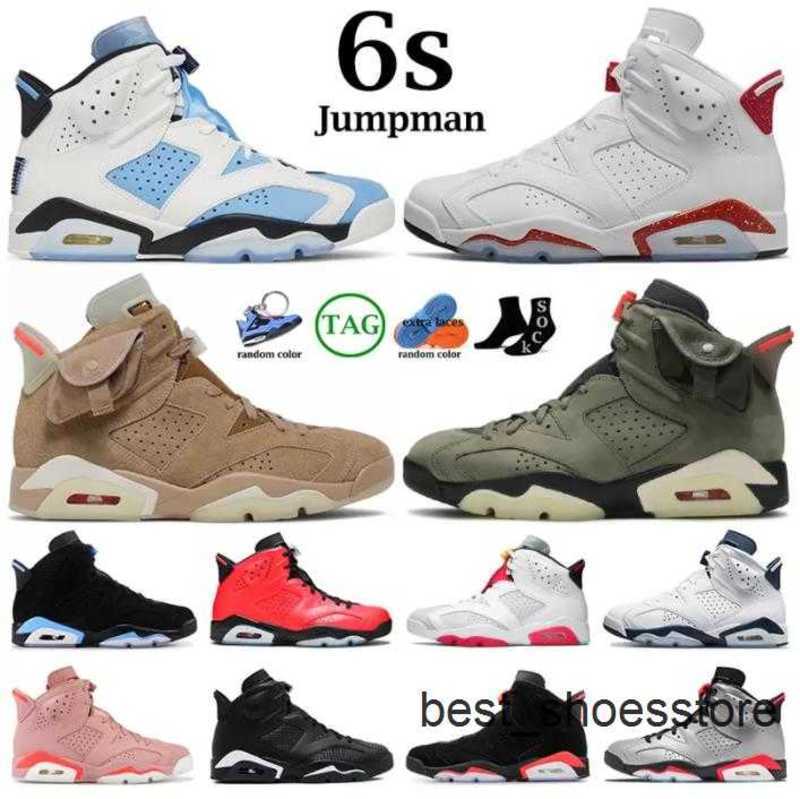 

Basketball Shoes Sports Sneakers Trainers Men Washed Denim Bordeaux Gold Hoops Unc British Khaki Women Mens Jumpman 6 6S