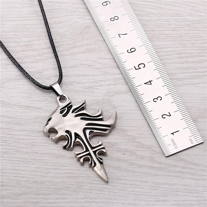 

Pendant Necklaces Julie Final Fantasy Silver Lion Heart Squall Griever For Women Men Choker Necklace Game Jewelry Colar JJ10652