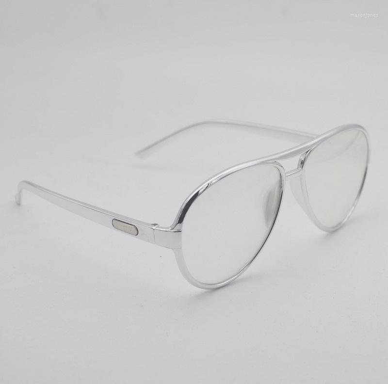 

Sunglasses High Quality Silver Plating Frame Diffraction Glasses Fireworks