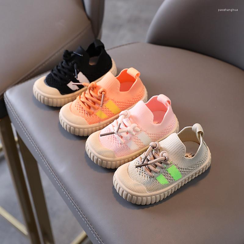 

Athletic Shoes Breathable Mesh Baby Boys & Girls Slip-on Casual Light Weight Anti-collision Toddler Kids Sneakers T21N08LS-25, Black