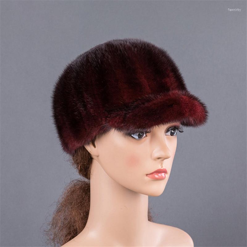 

Ball Caps 2022 Whole Visors Real Cute Hats For Women Leather Winter Cap, 02