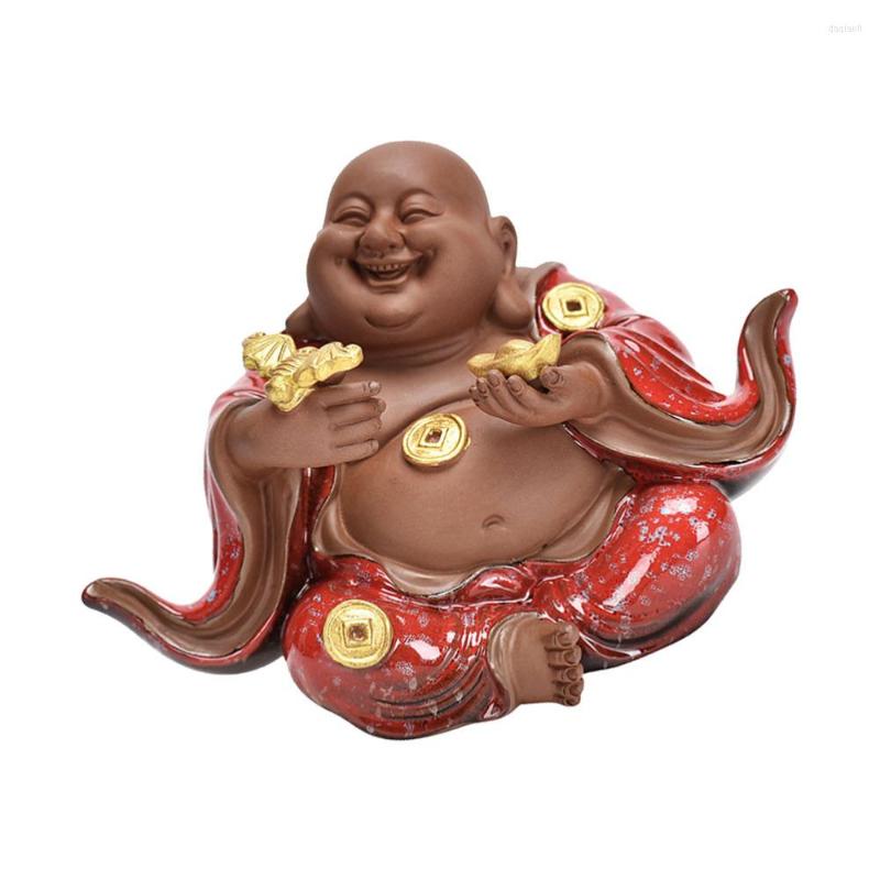 

Interior Decorations 1pc Creative Maitreya Zen Ornament Desktop Tea House Decoration