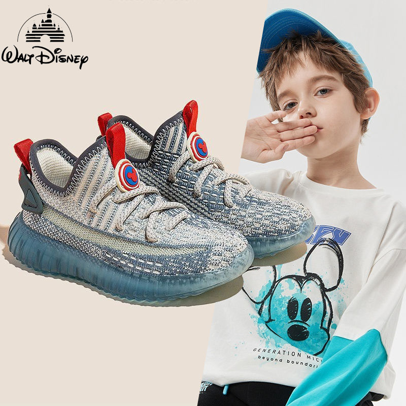 

Disney Designer Boys 2022-2023 Spring and Autumn New Breathable Net Red Soft Bottom Coconut Kids Sneakers Boys Running Shoes, As picture