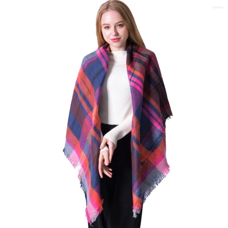 

Scarves Fashion 9 Styles Female Vintage Imitation Cashmere Ponchos Winter Warm Thicken 140 140cm Big Pashmina Wholesale