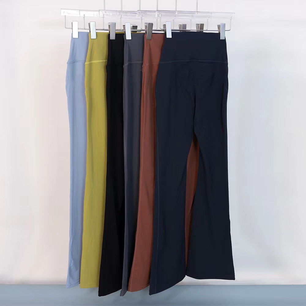 

Yoga Womens bell pants yoga outfits lulus leggings high waist mopping pants fitness sportwear women legging lululemens, Hi