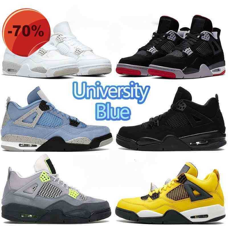 

Basketball Shoes Ice Trainers Sneakers With Box Jordns White University Blue Sail Bred Desert Moss Taupe Haze Guava Oreo Jumpman 4 4S Mens, #47- cactus jack