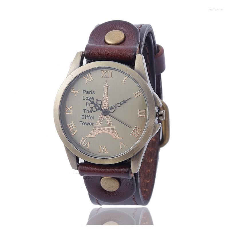 

Wristwatches Simple Retro Men's Watches Top Fashion Leather Strap Buckle Waterproof Watch Reloj Hombre Montres Homme, Fp04-04