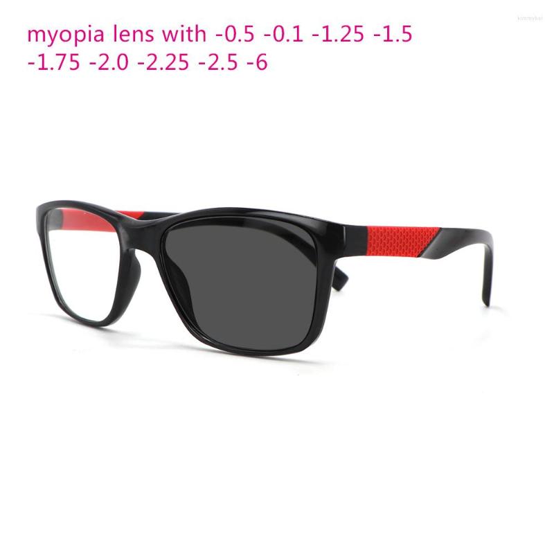 

Sunglasses Fashion Square Pochromic Myopia Glasses Nearsighted Prescription Eyeglasses 0 -0.5 -0.75 To -6.0